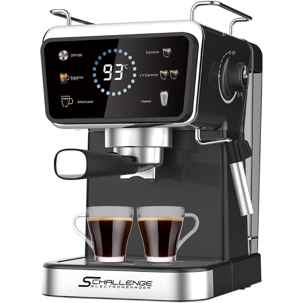 Machine À Café Expresso 20 Bars Écran Tactile Schallenge