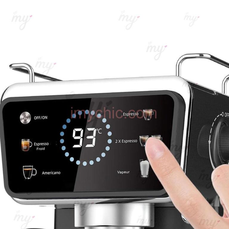 Machine À Café Expresso 20 Bars Écran Tactile Schallenge